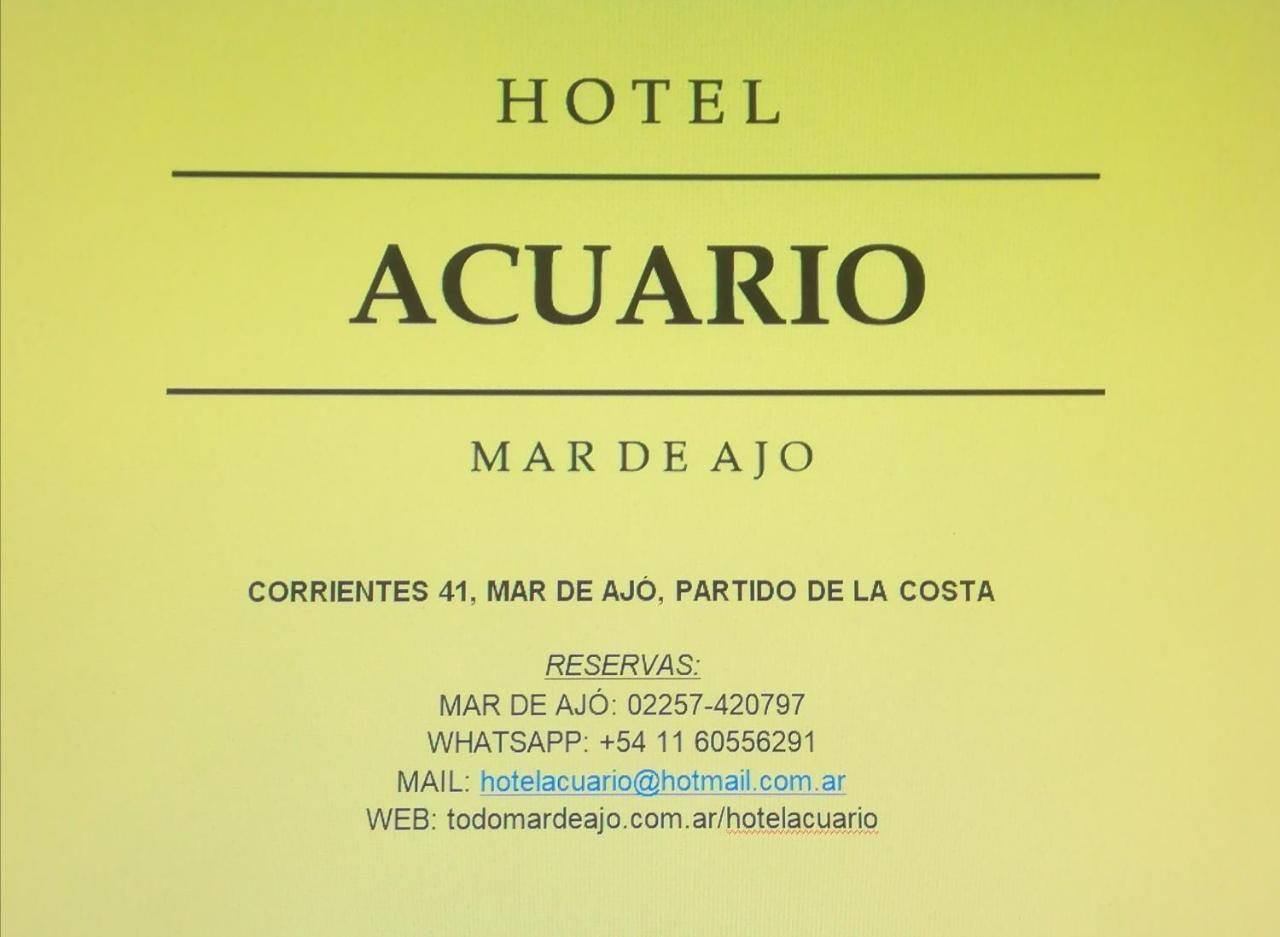 Mar de Ajó Hotel Acuario المظهر الخارجي الصورة